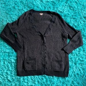 Charcoal cardigan